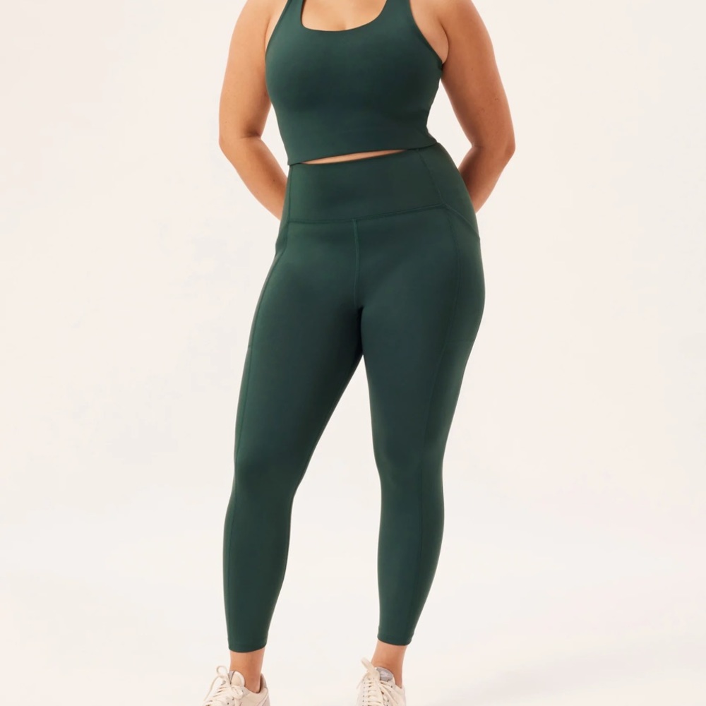 Girlfriend Collective Moss Compressive Pocket Legging - XS